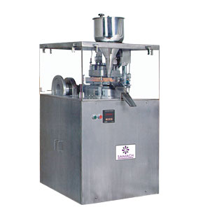 Rotary Tableting Machine, SINGLE SIDED ROTARY TABLETING MACHINE cGMP / Standard, Tableting Machinery, Tableting Machineries India, Tableting Machineries India Gujarat