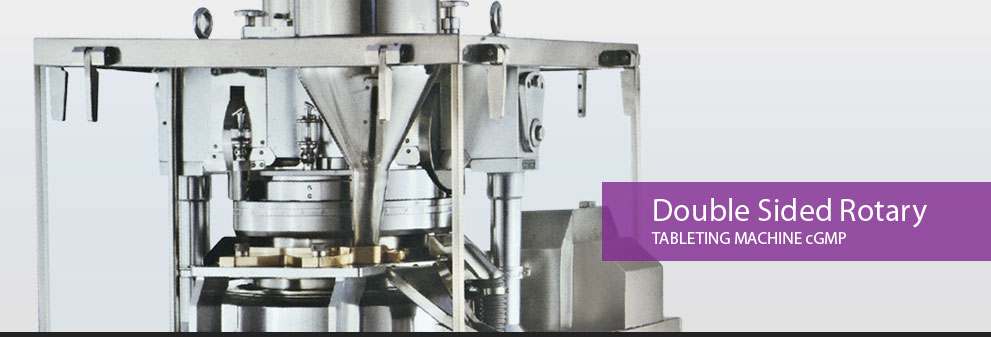 Double Sided Rotary Tableting Machine cGMP Manufacturer and exporter in india